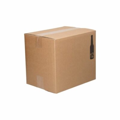 Afbeelding voor Verzenddoos voor 12 bierflessen 277 x 207 x 238mm