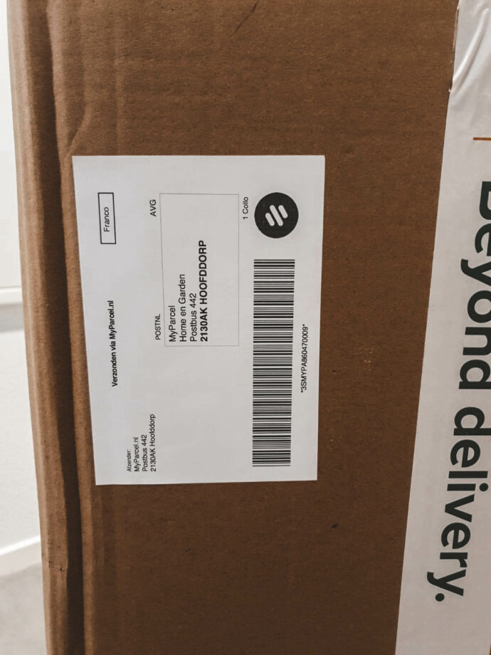 pakket met schade melden