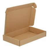 Bruine brievenbusdoos A6 180x115x28 bovenklep open