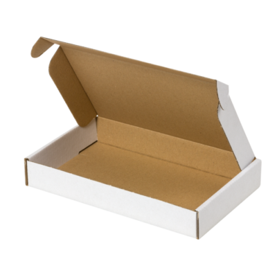 Witte brievenbusdoos bovenklep A6