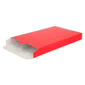 Brievenbusdoos A4+ met zijklep rood